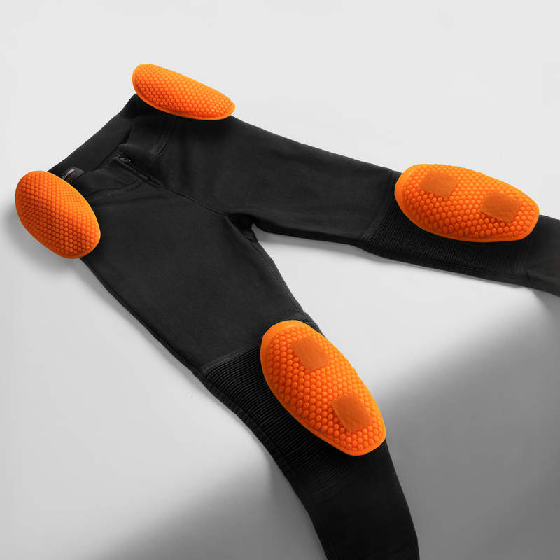 Мотоджинсы женские Rebelhorn Chica (джеггинсы) черный