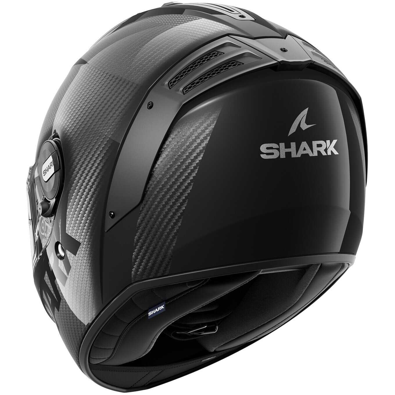 Мотошлем Shark Spartan RS Carbon Skin черный + визор