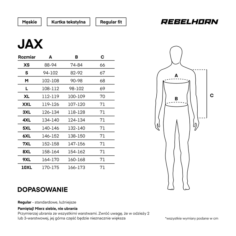 Мотокуртка текстильная Rebelhorn Jax черный серый