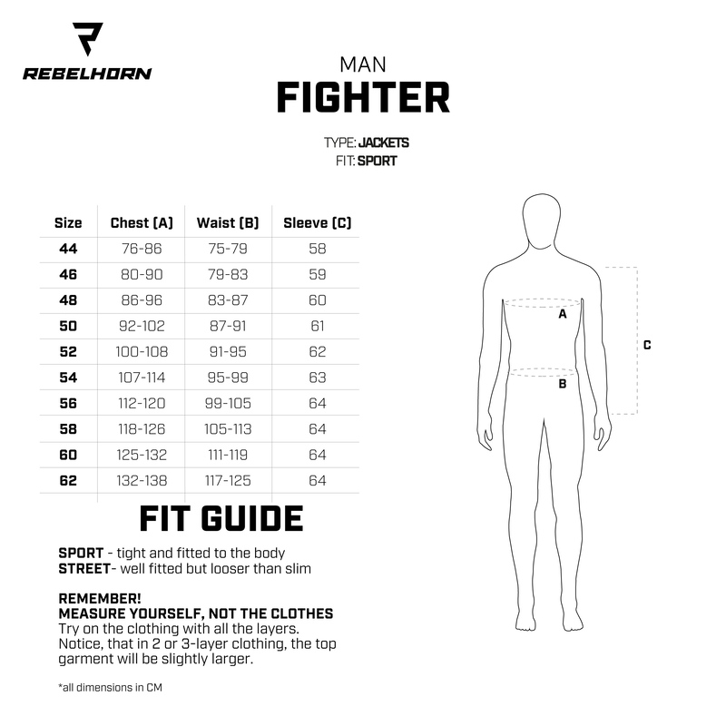 Мотокуртка кожаная Rebelhorn Fighter черный/флуо красный