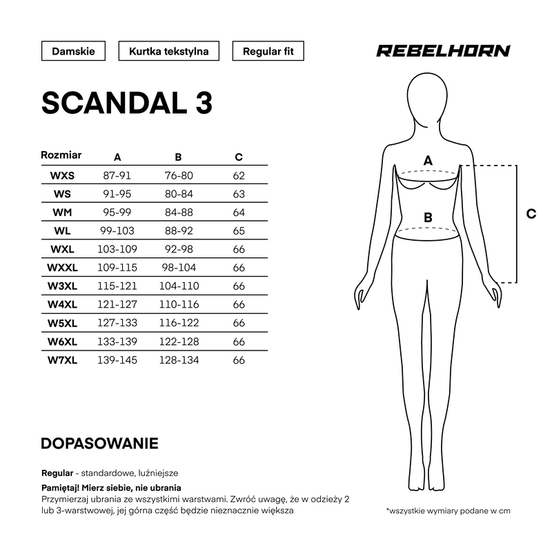 Мотокуртка женская текстильная Rebelhorn Scandal 3 черный