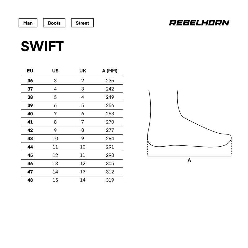 Мотоботы женские Rebelhorn Swift черный
