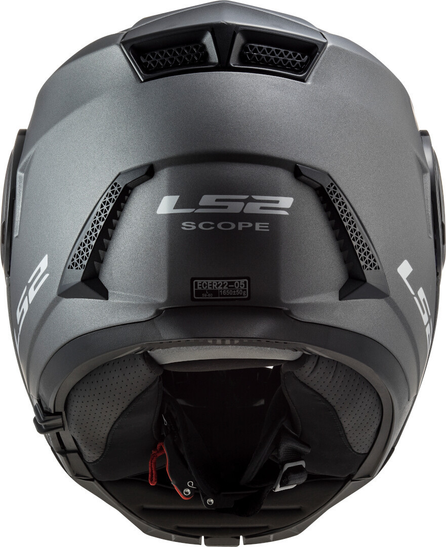Мотошлем LS2 FF902 Scope Solid матовый титановый