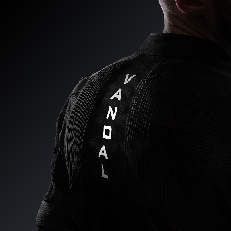 Мотокуртка текстильная Rebelhorn Vandal2 AIR черный