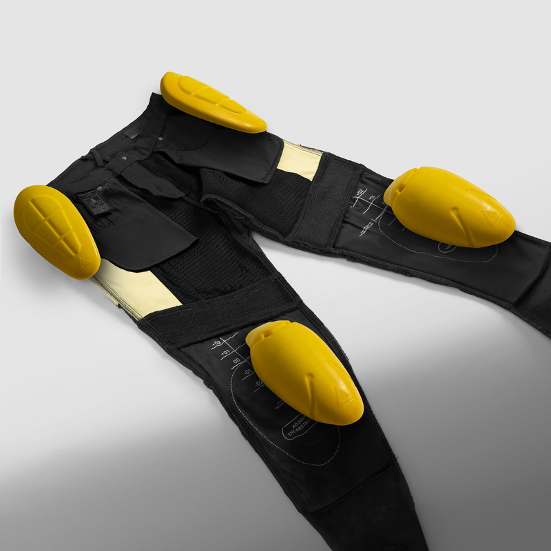 Мотоджинсы Rebelhorn Faster черный