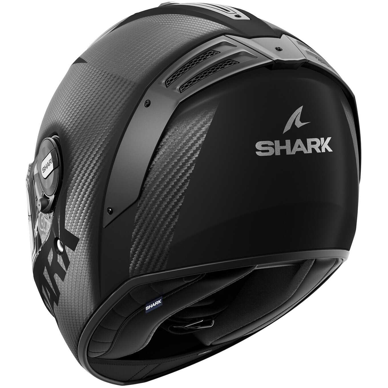 Мотошлем Shark Spartan RS Carbon Skin черный матовый + визор