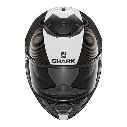 Мотошлем Shark Spartan 1.2 Carbon Skin белый черный