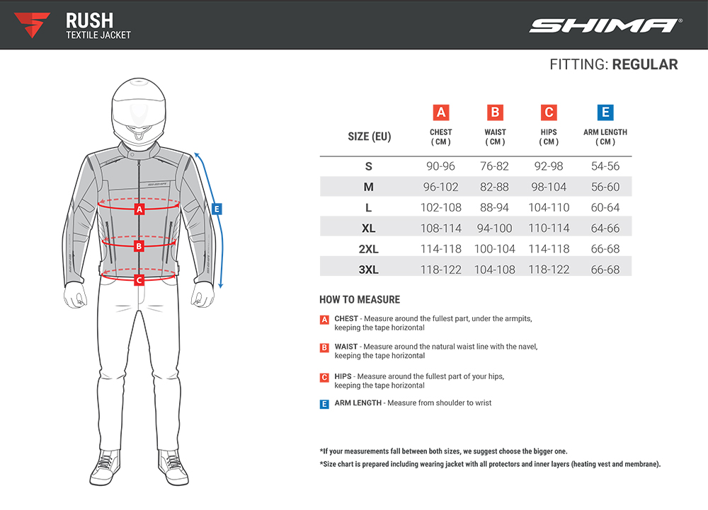 Мотокуртка текстильная SHIMA RUSH черный