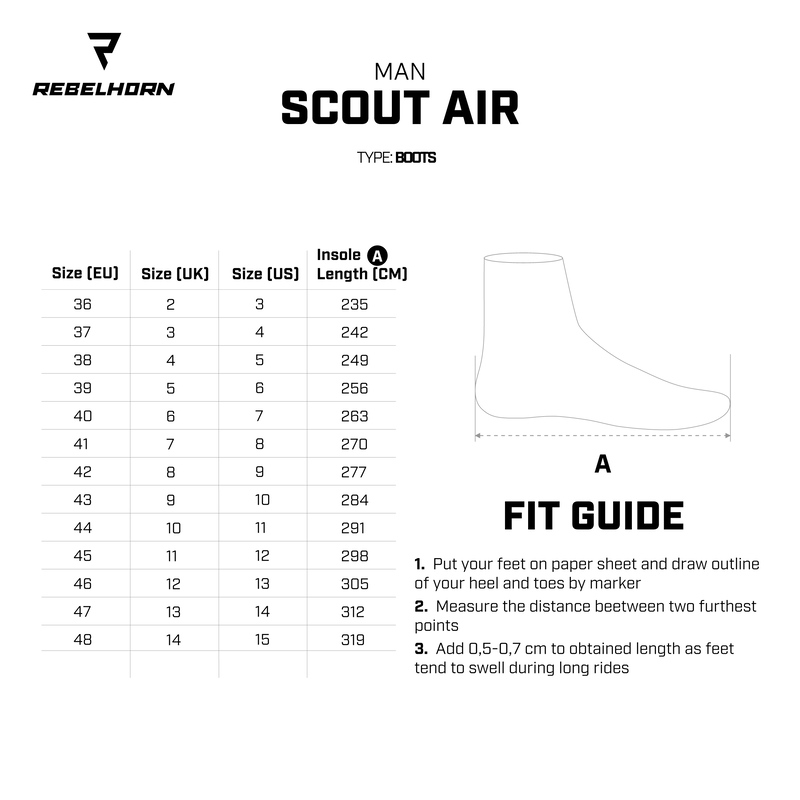 Мотоботы женские Rebelhorn Scout Air черный матовый