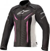 Мотокуртка женская текстильная Alpinestars Stella белый/черный/розовый