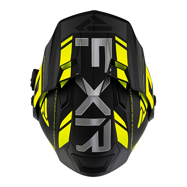 Мотошлем FXR Maverick X с подогревом черный HiVis - магазин Motostyles