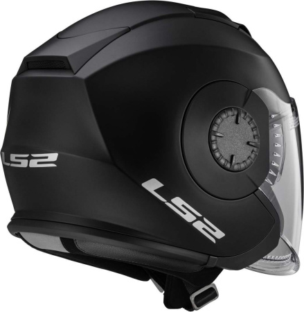 Мотошлем LS2 OF570 Verso Solid матовый черный - магазин Motostyles