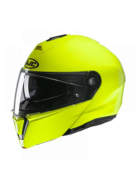 Мотошлем HJC I90 FLUORESCENT зеленый - магазин Motostyles