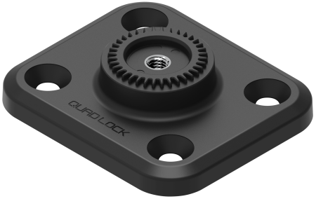 Основание с 4 отверстиями (серия 360) Quad Lock® 360 Base - Flat Rectangle 4 Hole - магазин Motostyles