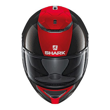 Мотошлем Shark Spartan 1.2 Carbon Skin черный красный - магазин Motostyles