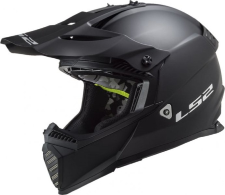 Мотошлем детский LS2 MX437 Fast Evo MINI матовый черный - магазин Motostyles