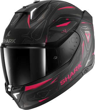 Мотошлем Shark Skwal i3 LINIK матовый/черный/фиолетовый антрацит  - магазин Motostyles