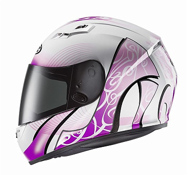 Мотошлем HJC CS-15 Valenta белый розовый - магазин Motostyles