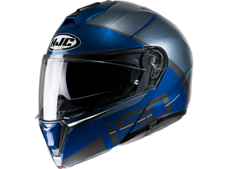 Мотошлем HJC I90 May синий серый - магазин Motostyles