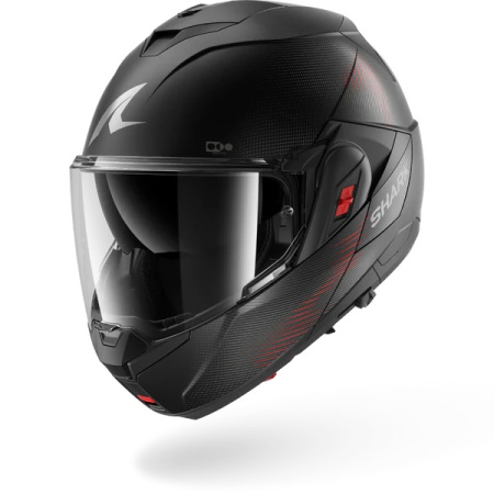 Мотошлем Shark Oxo SP LYNE Mat черный/серый/красный - магазин Motostyles