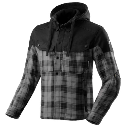 Моторубашка Rebelhorn Shifter серый черный