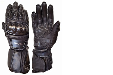 Мотоперчатки кожаные Tschul 285 черный - магазин Motostyles