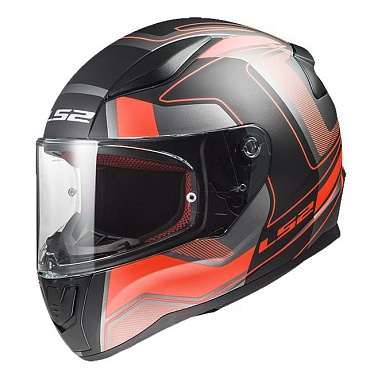 Мотошлем LS2 FF353 Rapid Carrera матовый/черный/красный - магазин Motostyles