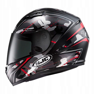 Мотошлем HJC CS-15 Songtan черный красный - магазин Motostyles