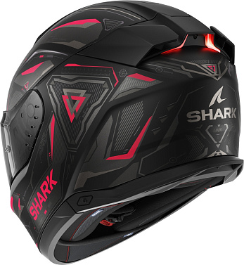 Мотошлем Shark Skwal i3 LINIK матовый/черный/фиолетовый антрацит  - магазин Motostyles