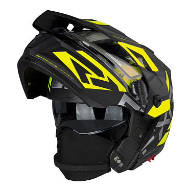 Мотошлем FXR Maverick X с подогревом черный HiVis - магазин Motostyles