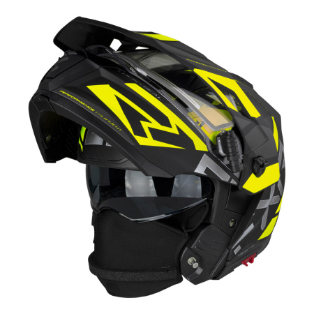 Мотошлем FXR Maverick X с подогревом черный HiVis - магазин Motostyles