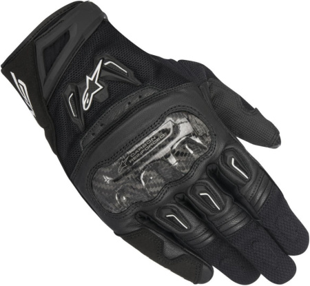 Мотоперчатки кожаные Alpinestars SMX-2 черный - магазин Motostyles
