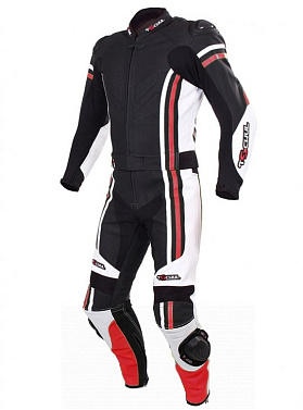 Мотокомбинезон Tschul 747 черный красный - магазин Motostyles