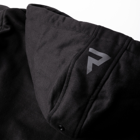 Мотохуди на молнии текстильная Rebelhorn Hoodie черный