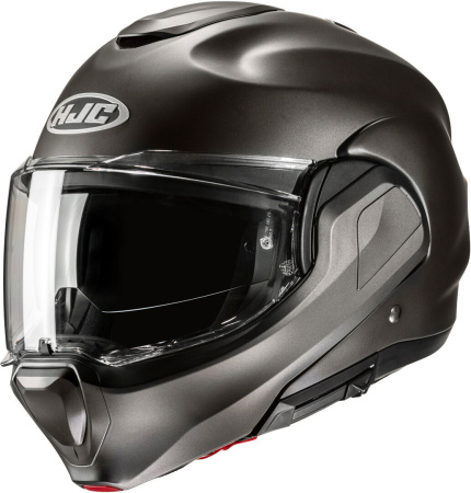 Мотошлем HJC F100 матовый титановый - магазин Motostyles