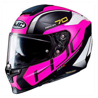 Мотошлем HJC R-PHA-70 Pinot черный розовый - магазин Motostyles