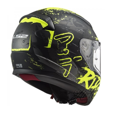 Мотошлем LS2 FF353 Rapid Naughty матовый/черный/желтый - магазин Motostyles