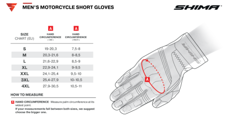 Мотоперчатки кожаные SHIMA SPARK 2.0 черный