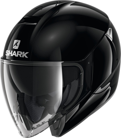 Мотошлем Shark Citycruiser Blank черный - магазин Motostyles