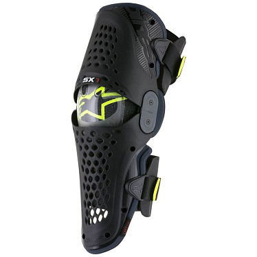 Наколенники Alpinestars SX-1 р.S-M черный серый - магазин Motostyles
