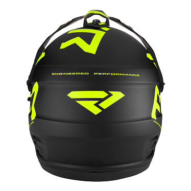 Мотошлем FXR TORQUE X TEAM с подогревом черный HiVis - магазин Motostyles