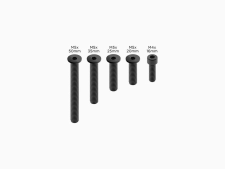 Запасной комплект черного крепежа ПРО, Quad Lock® Replacement Motorcycle Pro Screw Set - Black - магазин Motostyles