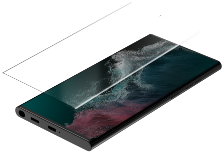 Защитная пленка для Samsung S22 Ultra Quad Lock® Screen Protector - магазин Motostyles