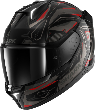 Мотошлем Shark Skwal i3 LINIK черный/антрацит/красный - магазин Motostyles