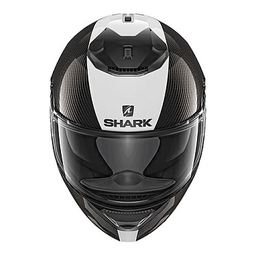 Мотошлем Shark Spartan 1.2 Carbon Skin белый черный - магазин Motostyles