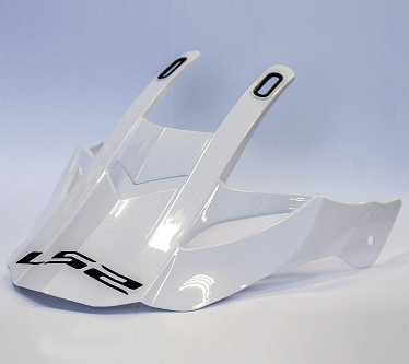 Козырек мотошлема LS2 MX436 белый - магазин Motostyles