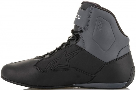Мотоботы Alpinestars Faster 3 DRYSTAR черный/флуо/серый/желтый - магазин Motostyles