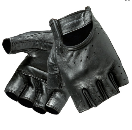 Мотоперчатки кожаные Rebelhorn Rascal черный - магазин Motostyles