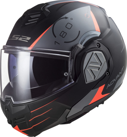 Мотошлем LS2 FF906 Advant Codex матовый черный титановый - магазин Motostyles