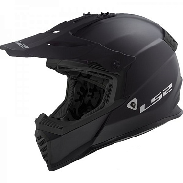 Мотошлем LS2 MX437 Fast Evo матовый черный